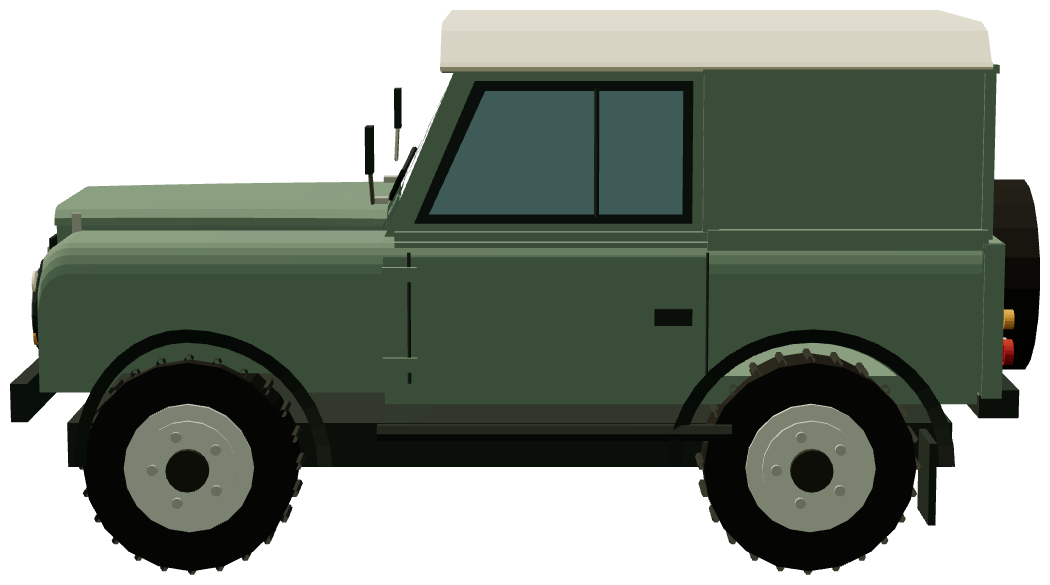 Defender 90 — side render