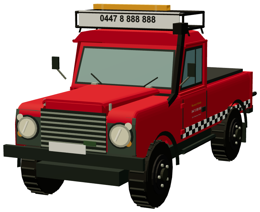 Dhaka 24 hrs Recovery Defender 110 Wrecker — front three-quarter render
