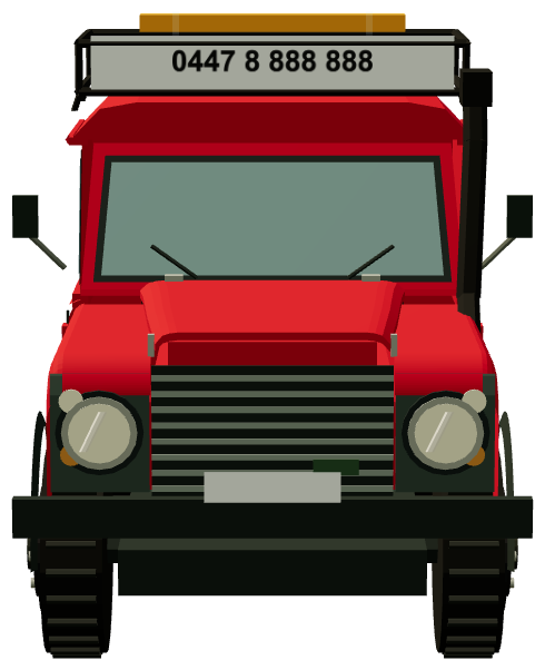 Dhaka 24 hrs Recovery Defender 110 Wrecker — front render