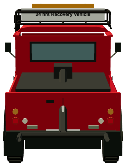 Dhaka 24 hrs Recovery Defender 110 Wrecker — rear render