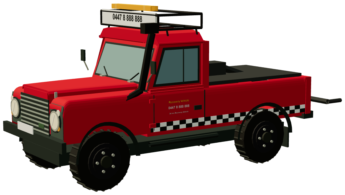 Dhaka 24 hrs Recovery Defender 110 Wrecker — three-quarter render