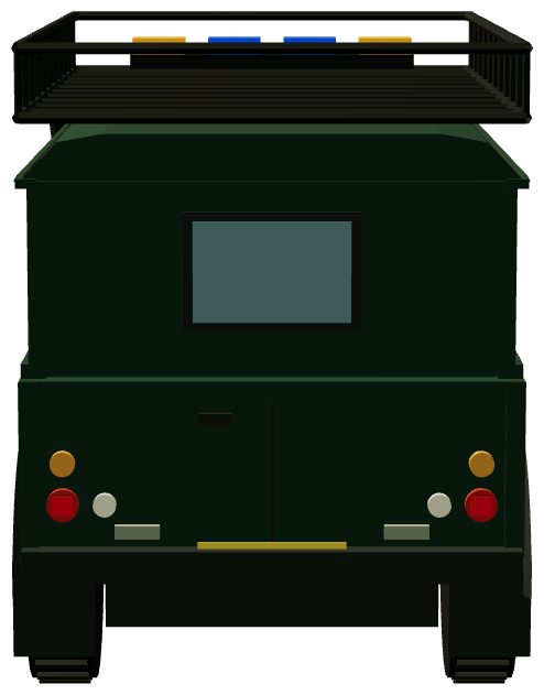 Dorset SAR Defender 110 — rear render