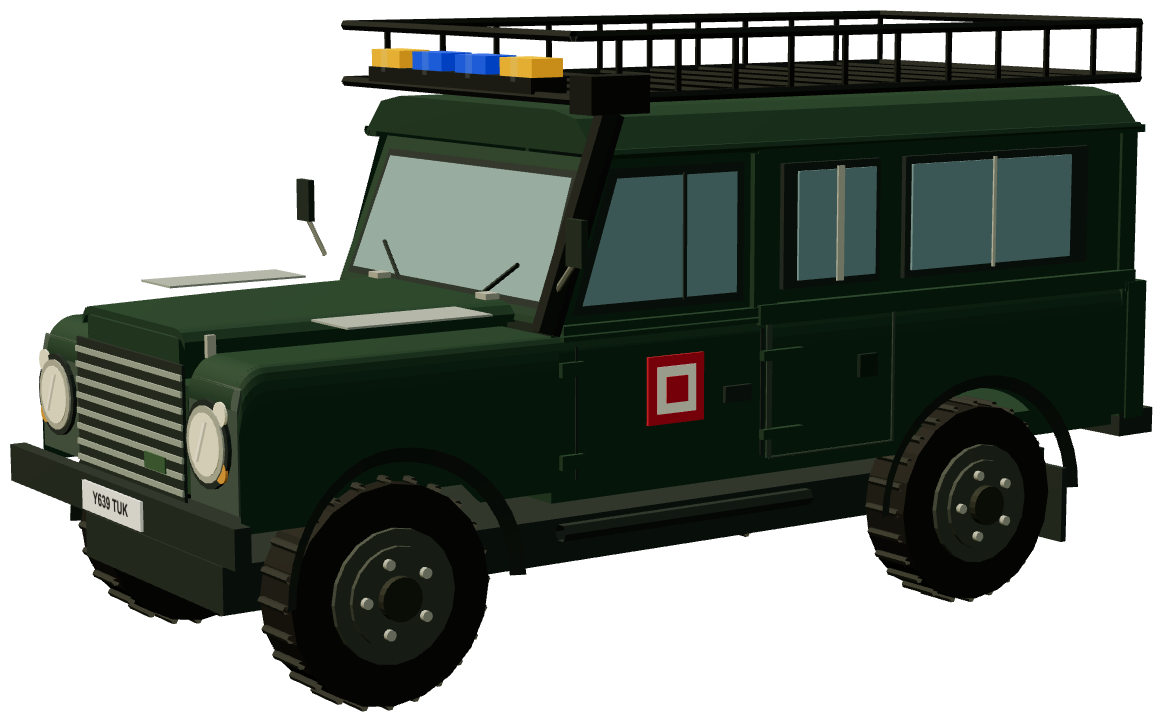 Dorset SAR Defender 110 — three-quarter render