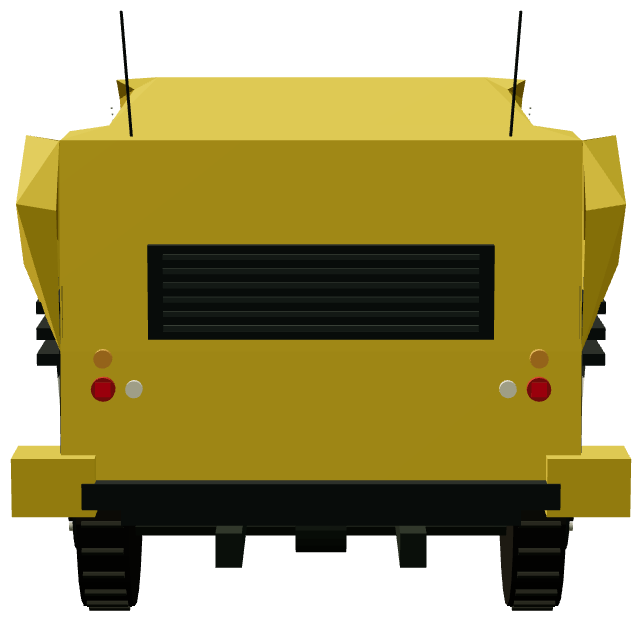 Judge Dredd City Cab — rear render