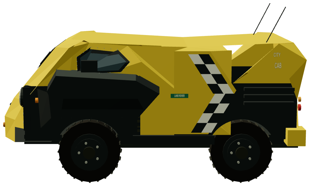 Judge Dredd City Cab — side render