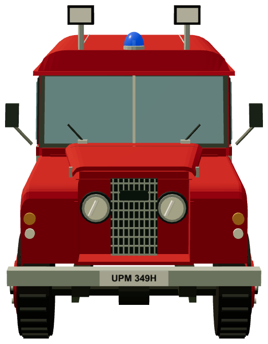 East Sussex Haywards Heath Light Rescue Tender — front render