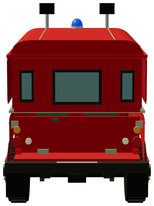 East Sussex Haywards Heath Light Rescue Tender — rear render