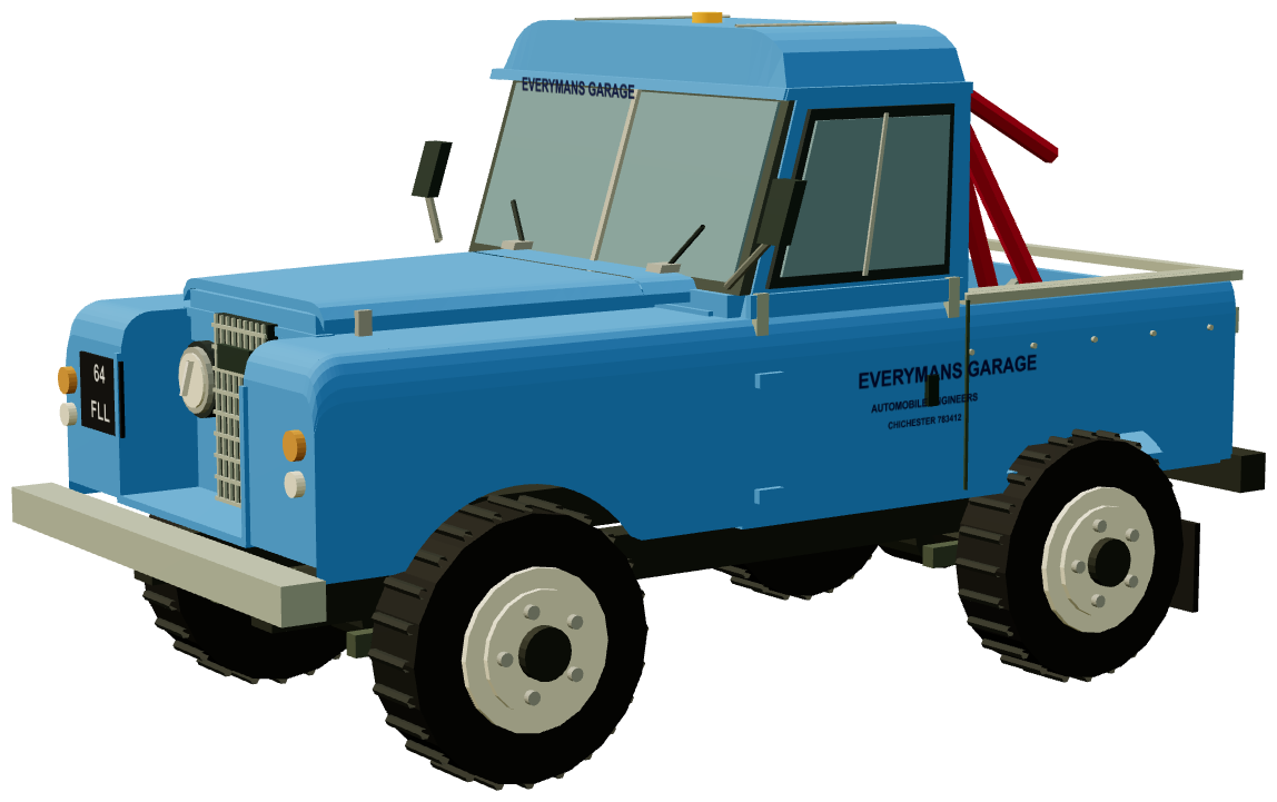 Everyman's Garage Goodwood Recovery Series II 88 — three-quarter render