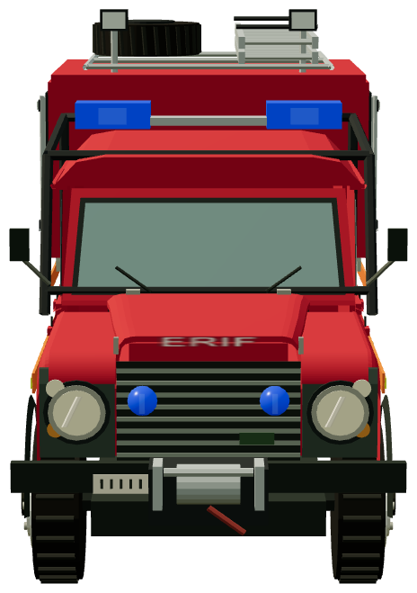 Falkland Islands Fire & Rescue — front render