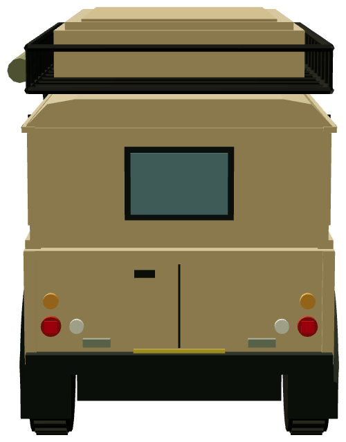 Foley Defender 110 Sand Expedition Wagon — rear render