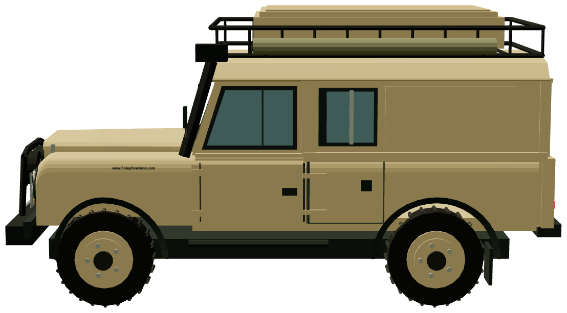 Foley Defender 110 Sand Expedition Wagon — side render