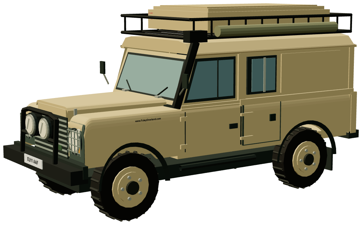 Foley Defender 110 Sand Expedition Wagon — three-quarter render