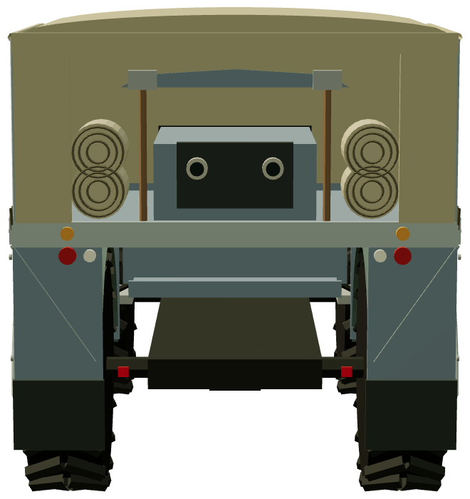 Forestry Commission Roadless Fire Tender — rear render