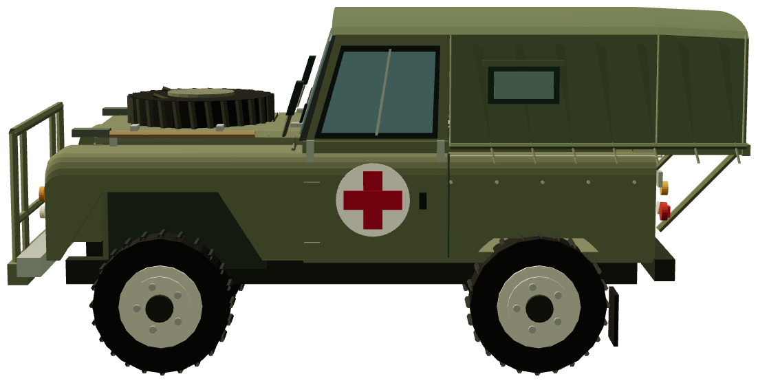 Forward Area Ambulance — side render
