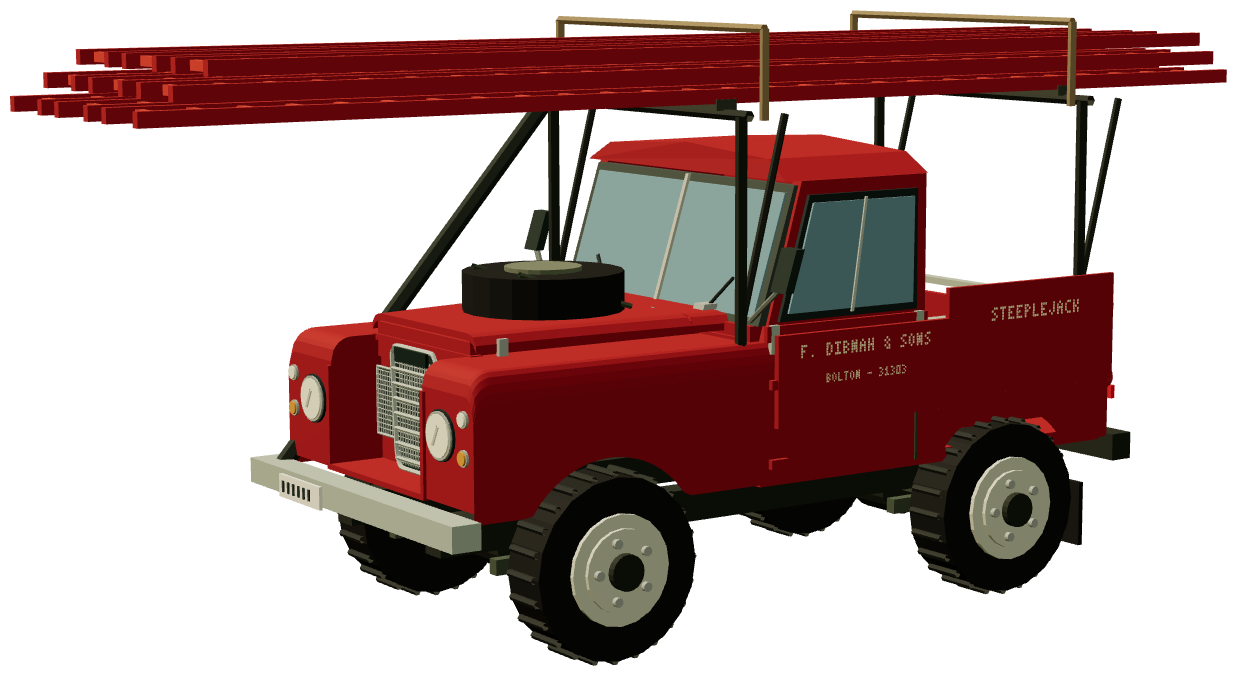 Fred Dibnah — three-quarter render
