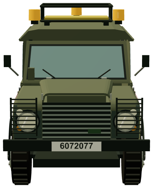 French Army Defender 110 Station Wagon — front render