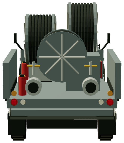 French VTA Helicopter Refueller — rear render