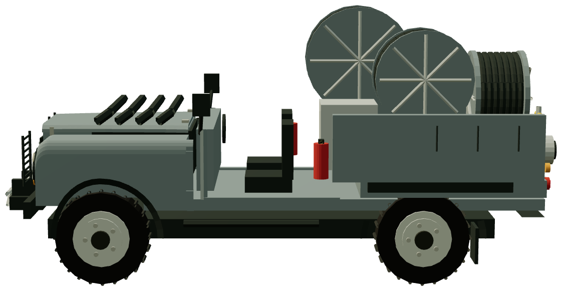 French VTA Helicopter Refueller — side render