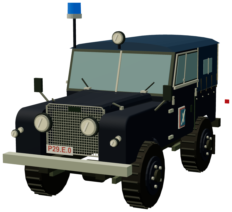 Gendarmerie Belge 80 — front three-quarter render