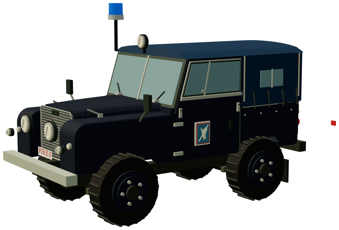 Gendarmerie Belge 80 — three-quarter render