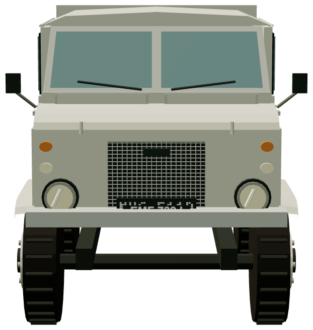 GPO Forward Control Tractor — front render