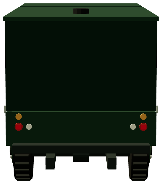 Guardia Civil Santana 2000 Anti-Terrorist Vehicle — rear render