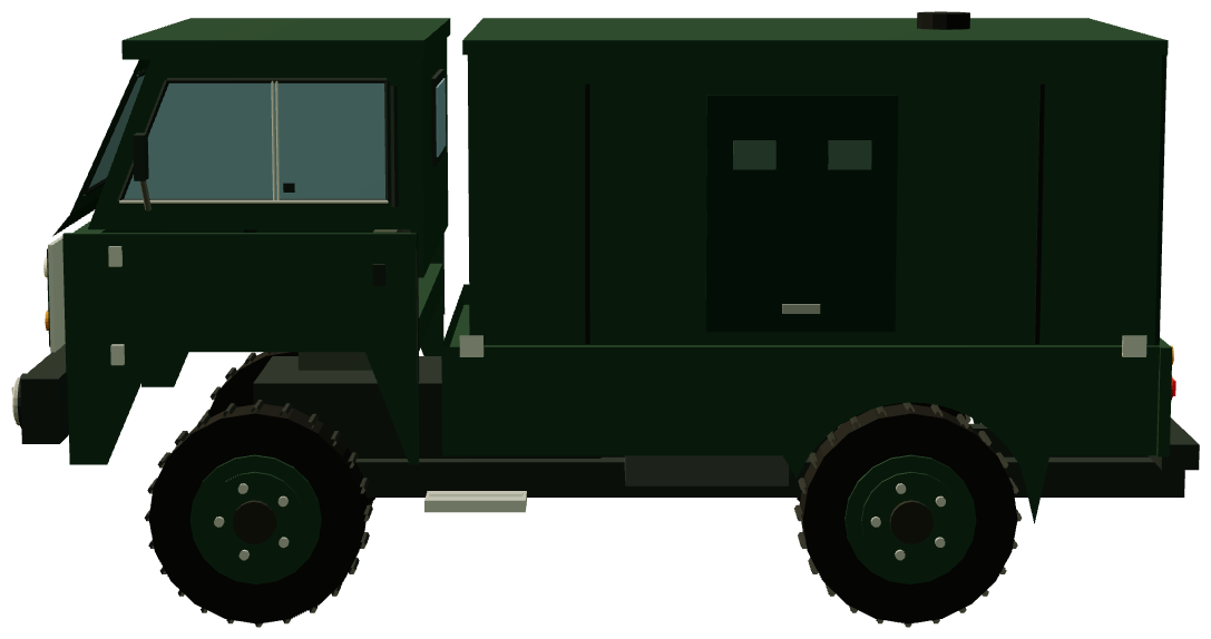 Guardia Civil Santana 2000 Anti-Terrorist Vehicle — side render