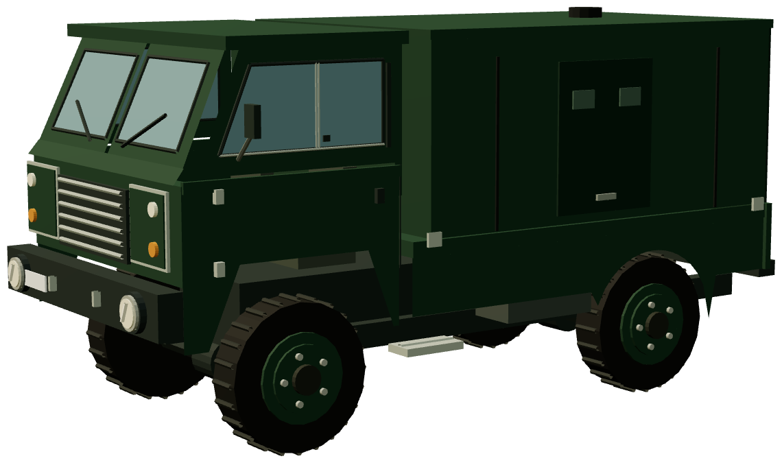 Guardia Civil Santana 2000 Anti-Terrorist Vehicle — three-quarter render