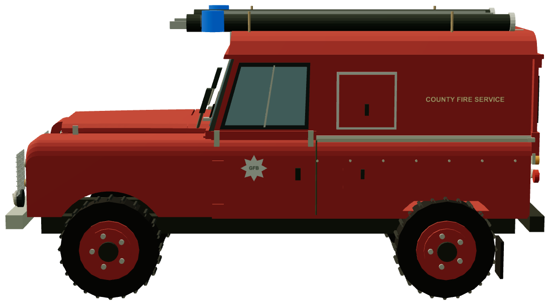 Gwent Series III Fire Appliance — side render