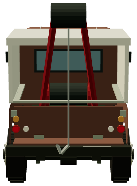 Harvey Frost recovery Land Rover — rear render