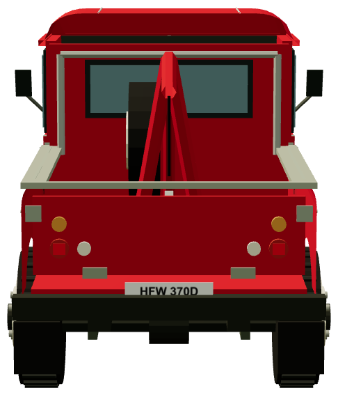 Harvey Frost Series IIA 109 Recovery Truck — rear render