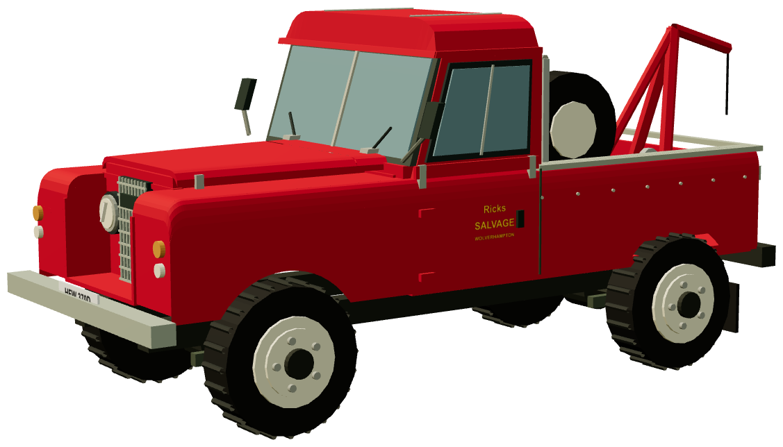 Harvey Frost Series IIA 109 Recovery Truck — three-quarter render