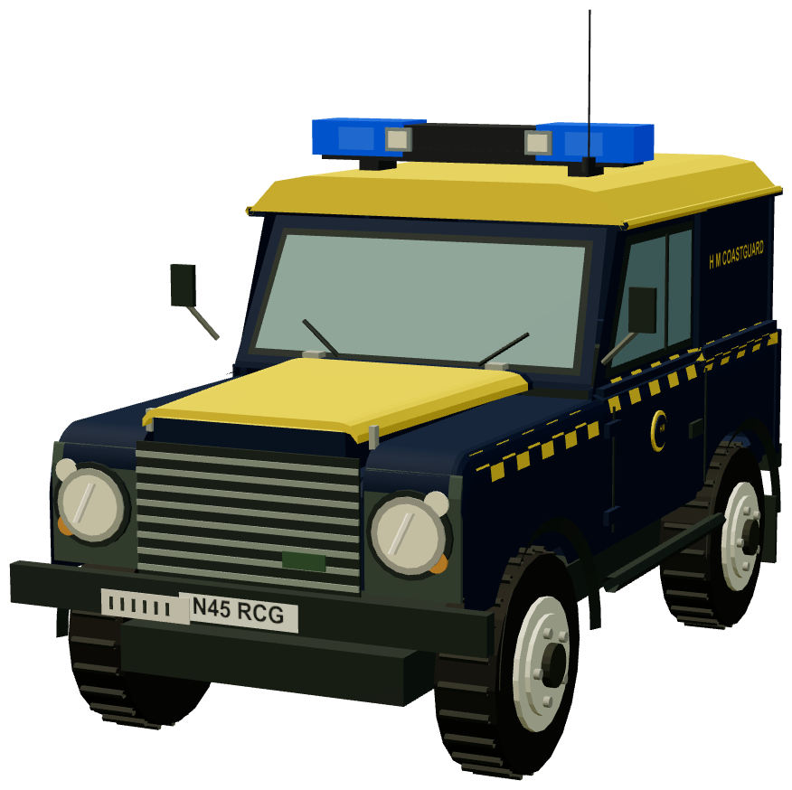 HM Coast Guard 90 — front three-quarter render