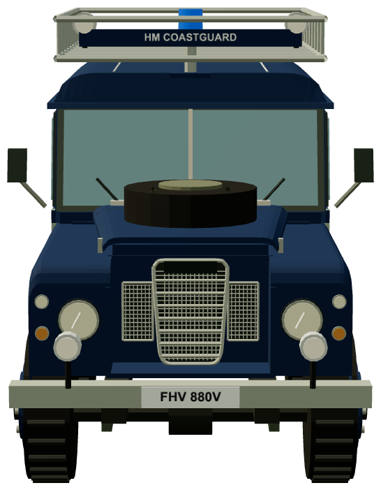 HM Coastguard Fleetwood Series III 88 — front render