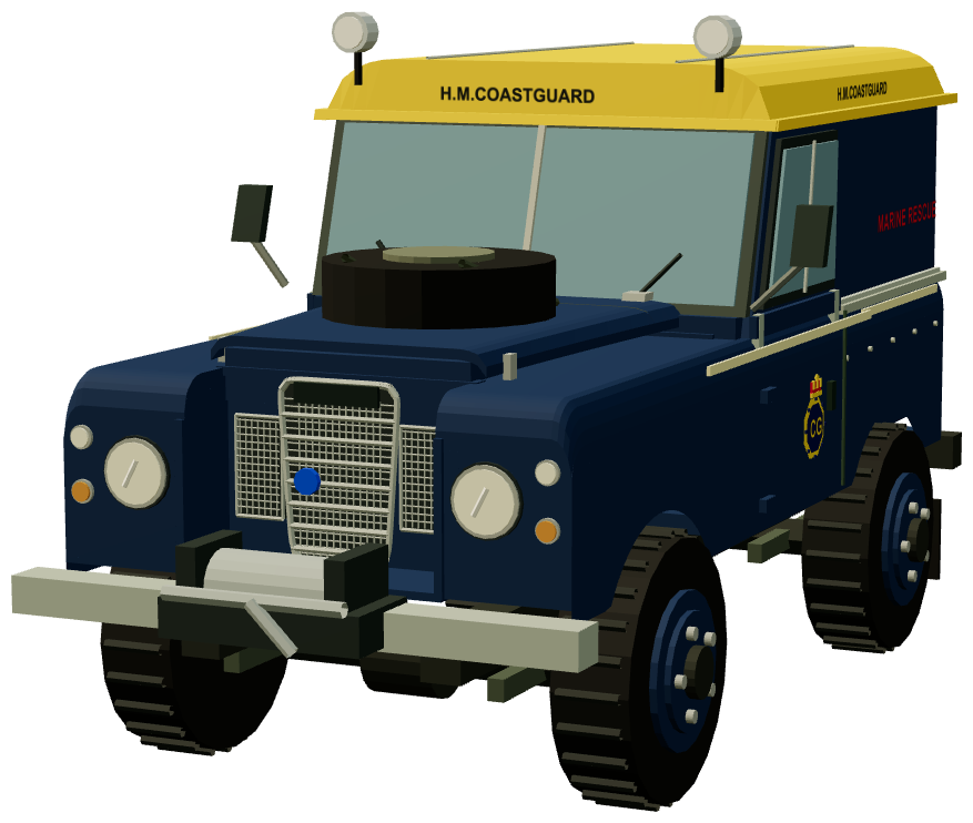 HM Coastguard Series III 88 Hard Top — front three-quarter render