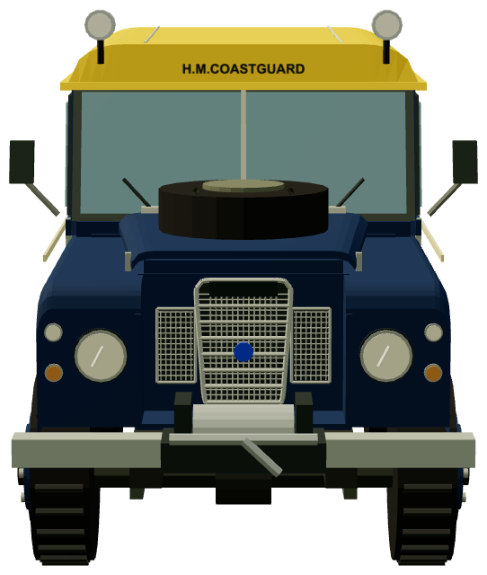 HM Coastguard Series III 88 Hard Top — front render