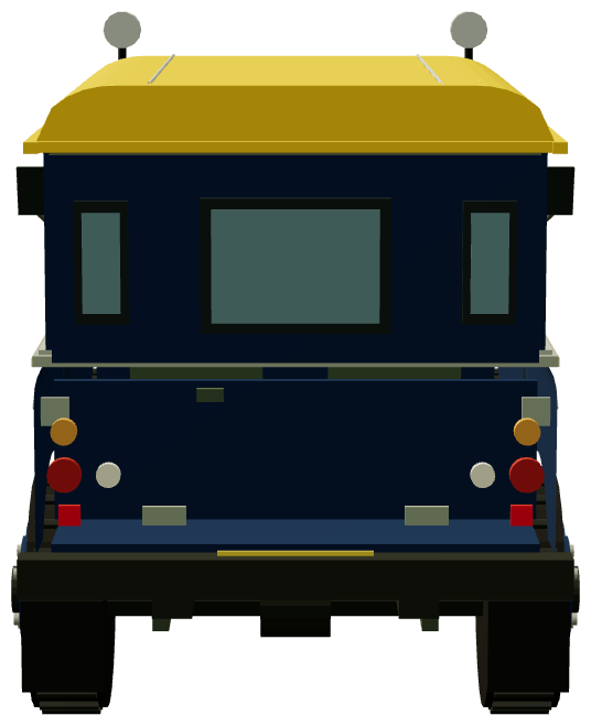 HM Coastguard Series III 88 Hard Top — rear render