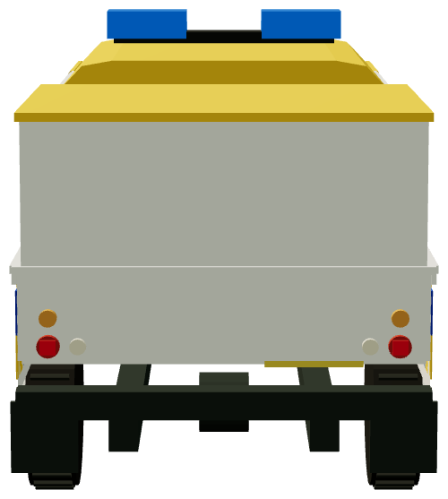 HM Coastguard SAR Defender 130 — rear render