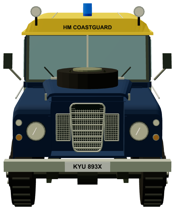 HM Coastguard Series III 88 Station Wagon — front render