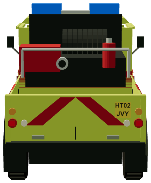 Invicta Helipad Fire Defender — rear render