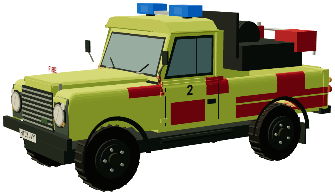 Invicta Helipad Fire Defender — three-quarter render