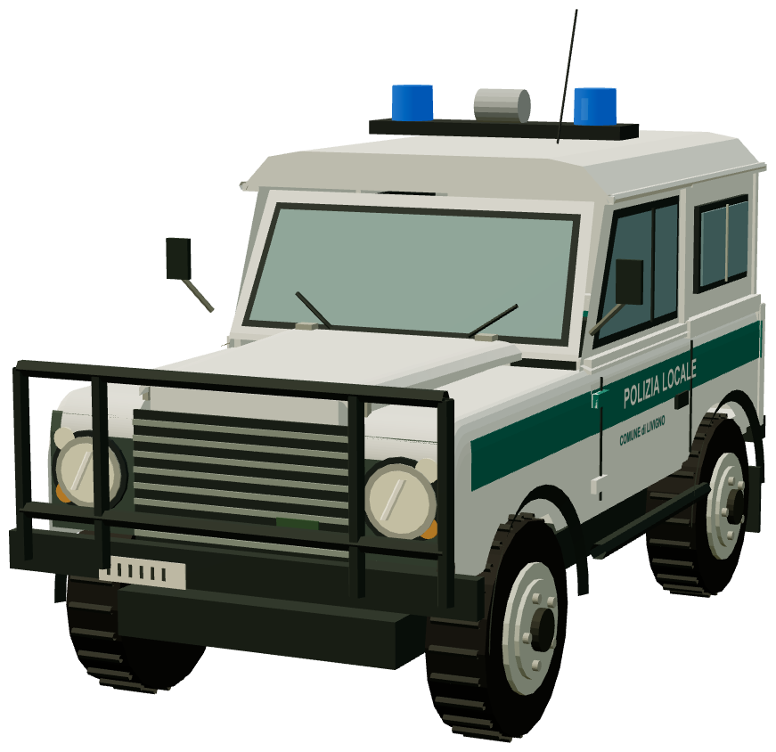 Livigno Polizia Locale 90 — front three-quarter render