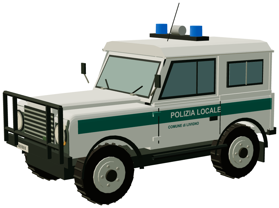 Livigno Polizia Locale 90 — three-quarter render