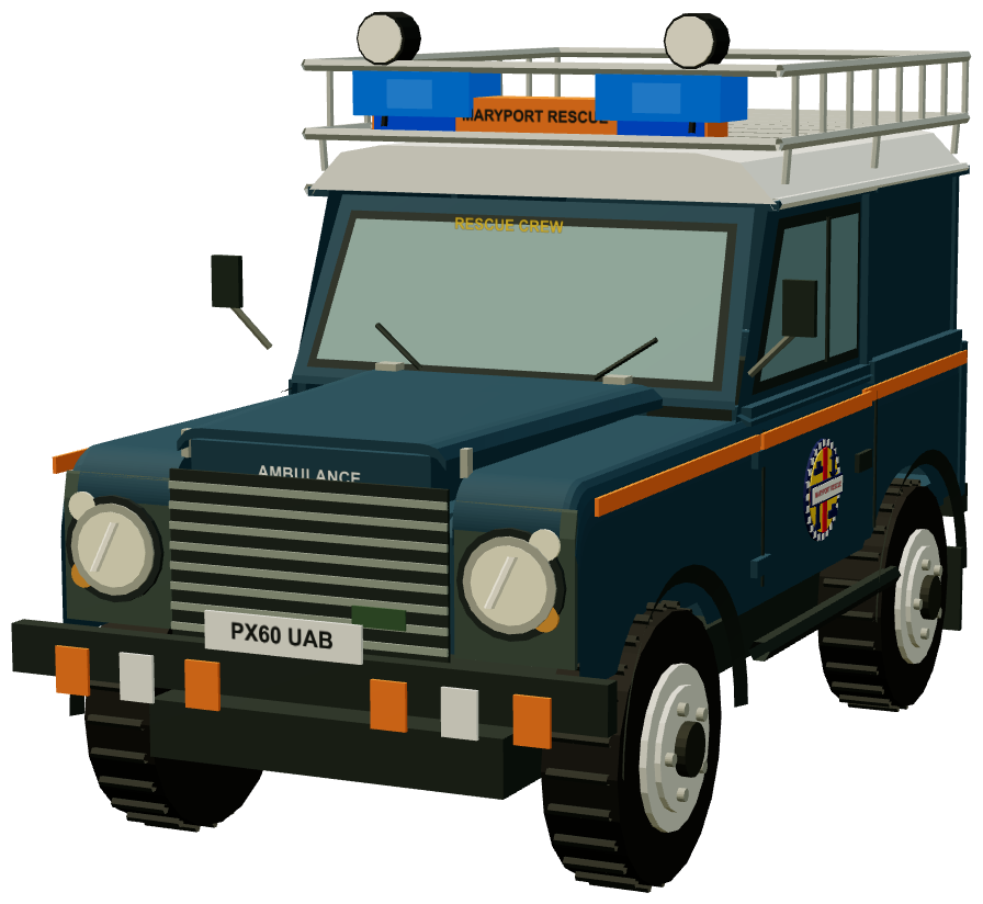 Maryport Inshore Rescue Defender 90 — front three-quarter render