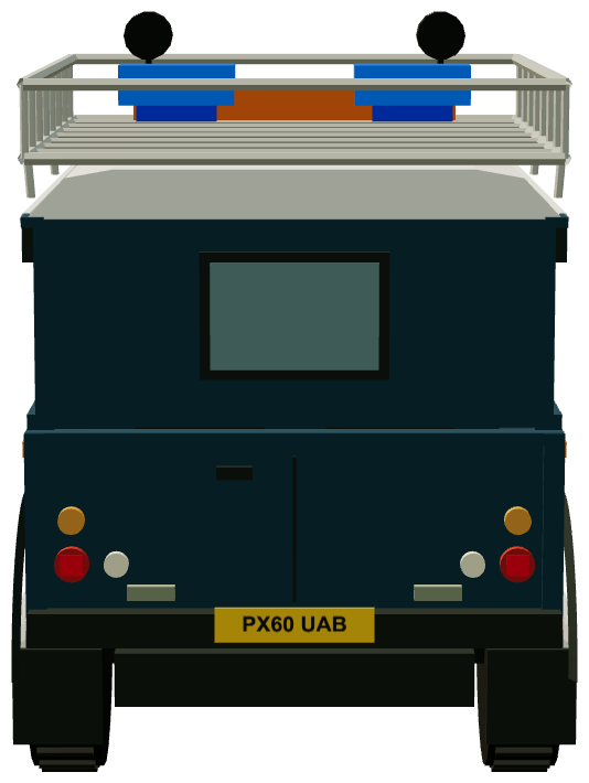Maryport Inshore Rescue Defender 90 — rear render