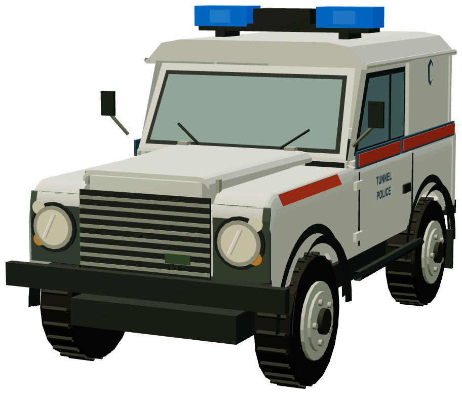 Mersey Tunnels Police 90 — front three-quarter render