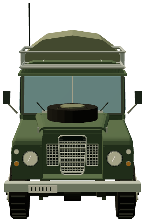 Military Carawagon command vehicle — front render