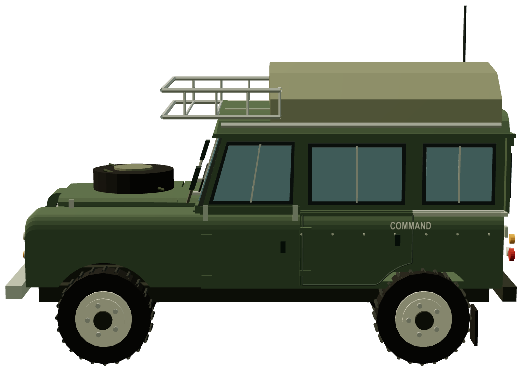 Military Carawagon command vehicle — side render