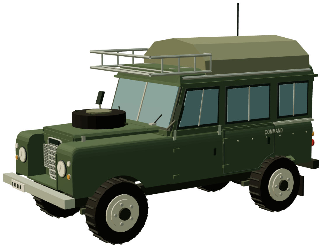 Military Carawagon command vehicle — three-quarter render