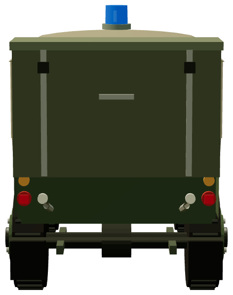 Minerva Field Ambulance — rear render